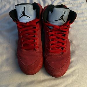 Jordan 5 Red Suede